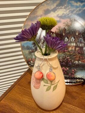 Coral Round Drop Earrings from Columbia